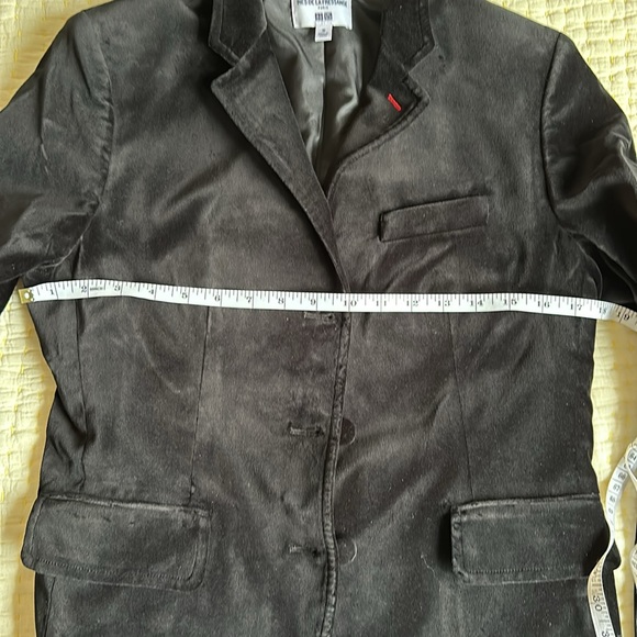 Ines de la Fressange Velvet Blazer - Picture 6 of 10